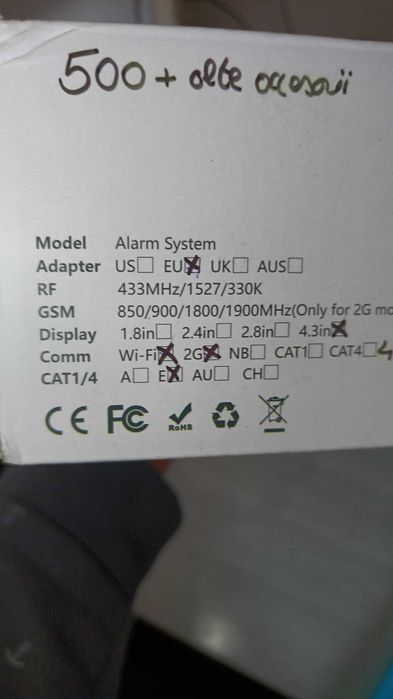 Alarma smart 4G si WiFi cu aplicatie pe Tuya fara cabluri, te suna !!!