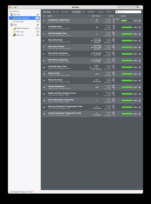 iMac 2017 27’ 5K RAM 8GB SSD 1TB, HDD 1TB