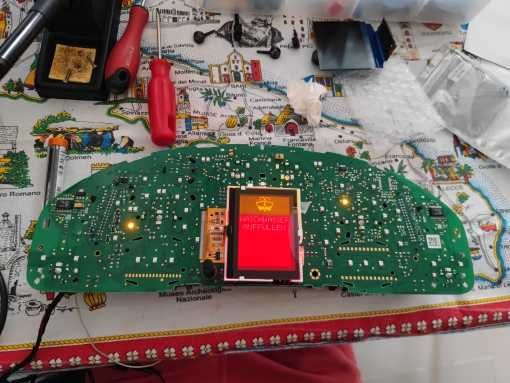 Display FULL FIS VW AUDI A3 A4 A6 VDO LCD дисплей - НОВИ