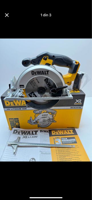 Circular Dewalt 18v DCS391 , produs nou / sigilat , fabricatie 2025