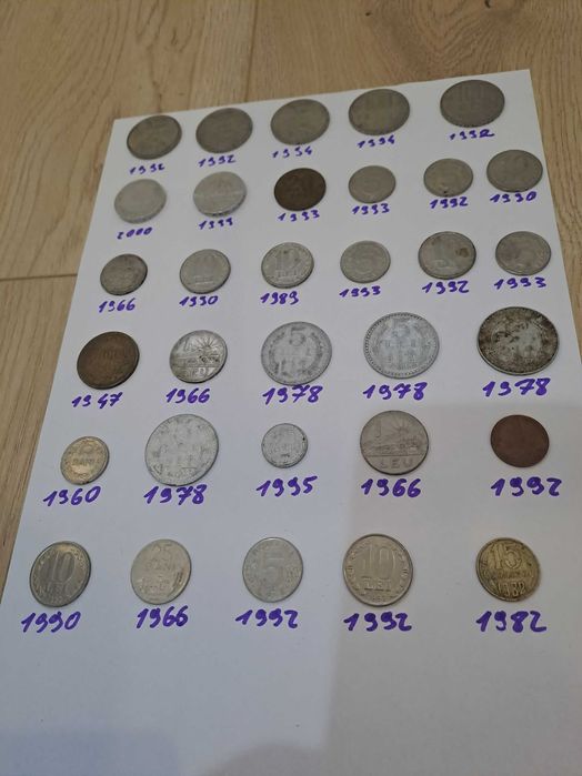 Moneda 10000 lei , 100 lei , 500 lei , 25 bani
