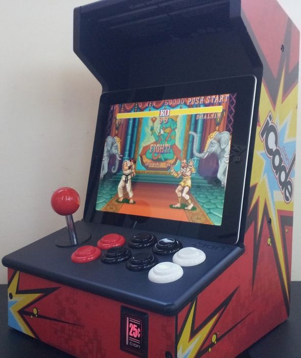 iCade bluetooth устройство за аркадни игри с таблет
