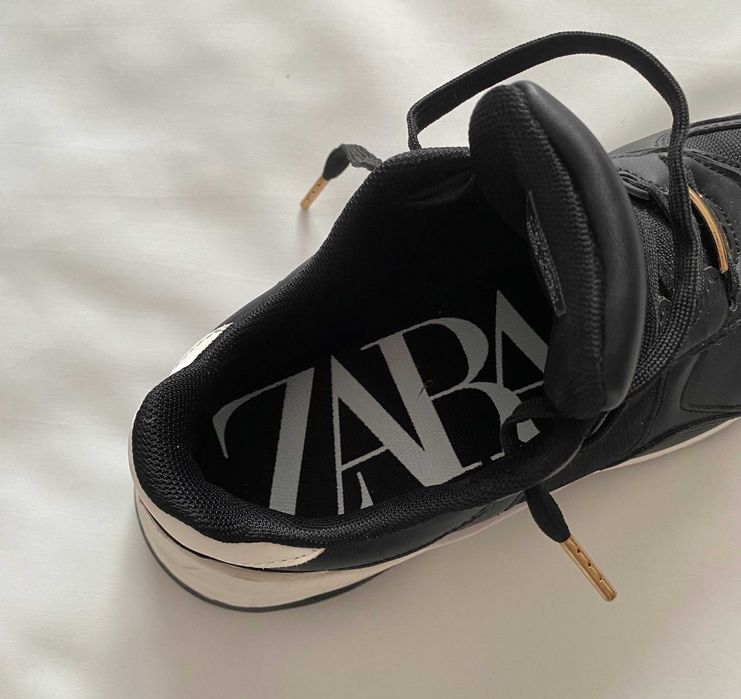 Pantofi sport dama, Zara, piele, marime 37