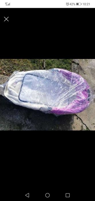 Детска количка с 2 коша, 2 покривала за крачетата и чанта за аксесоари