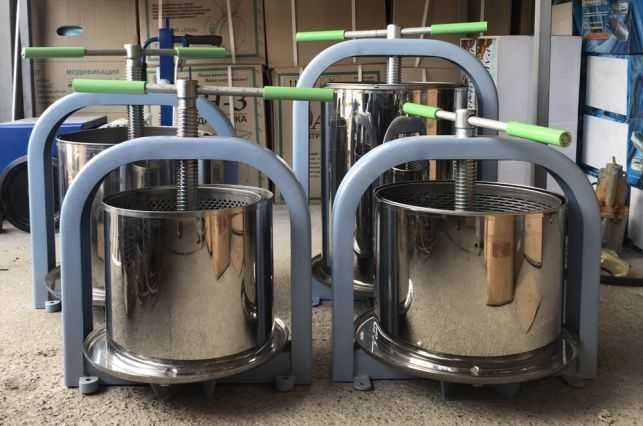 Presă inox teasc pentru suc de mere, struguri, legume 10-25 litri