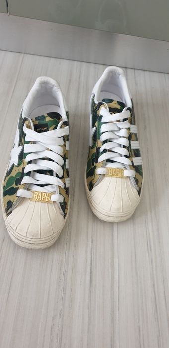 Adidas SuperStar x BAPE / 36/22см UK 3.5 US 4 ОРИГИНАЛ! Унисекс Кецове
