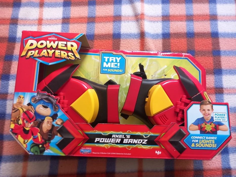 POWER PLAYERS Моторът на Аксел с фигура, мечът на Аксел и ръкохватки