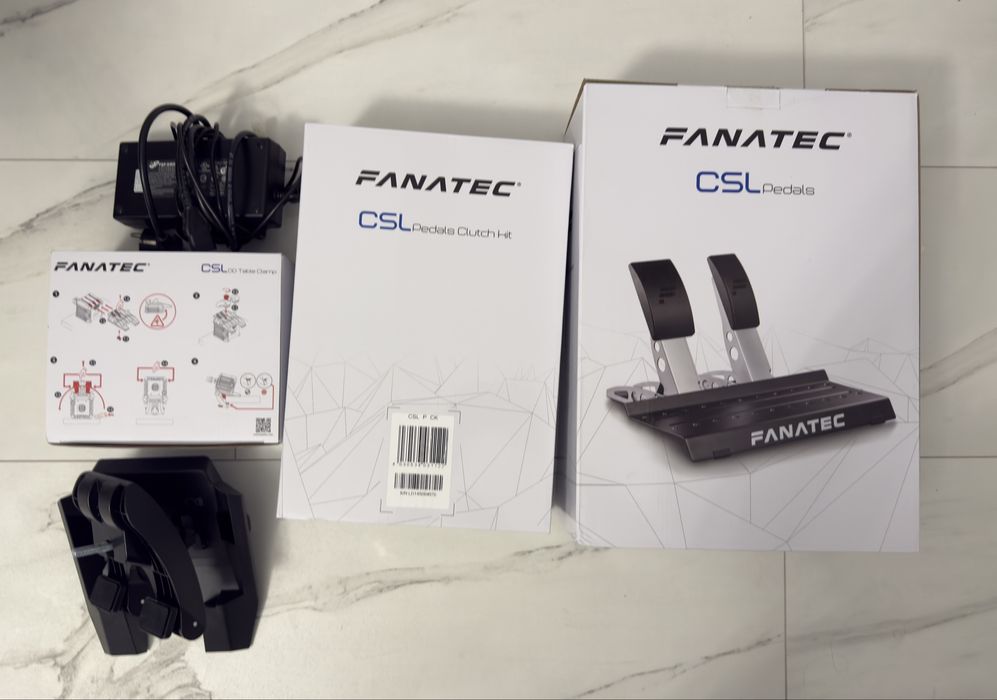 Fanatec CSL DD 8Nm+ Mclaren GT3+ CSL Clutch+CSL Table Clamp гр. Хасково ...