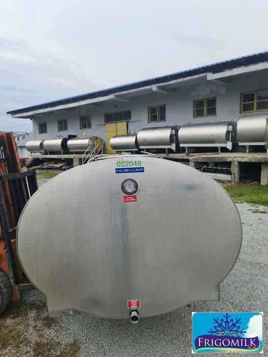 Racitor lapte , tanc racire lapte MUELLER 4000 l , cu spalare , montaj