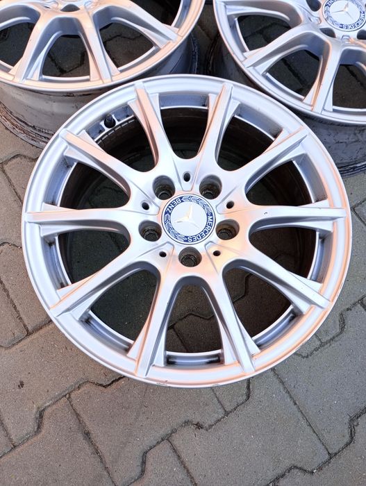 4 jante aliaj 5x112 R16 originale Mercedes C-class E-class vito viano b-class a-class