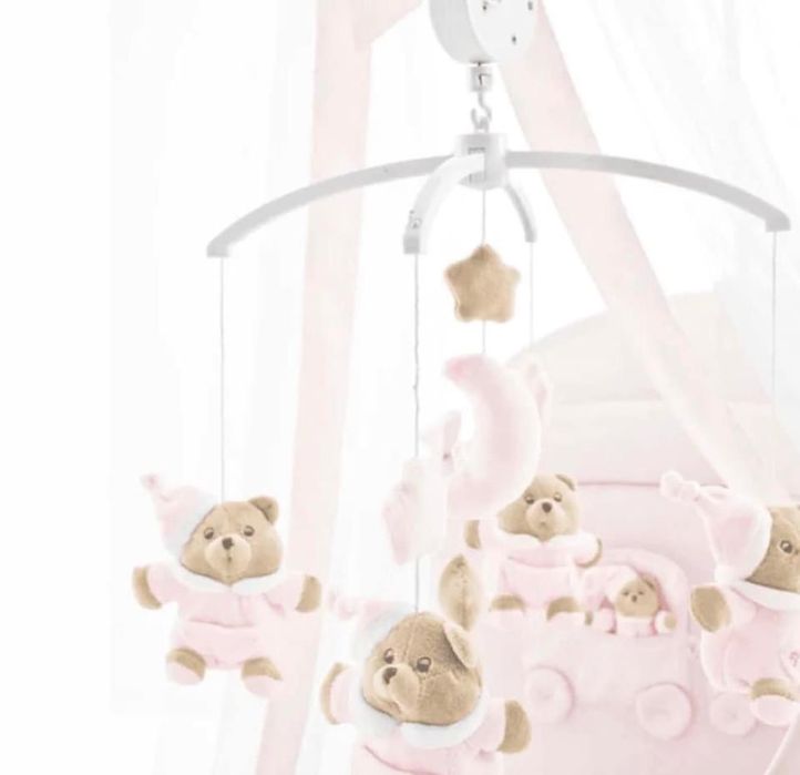 Carusel Pentru Patut Bebelusi Puccio Roz Nanan