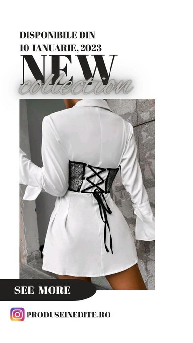 Corset cu paiete deosebit