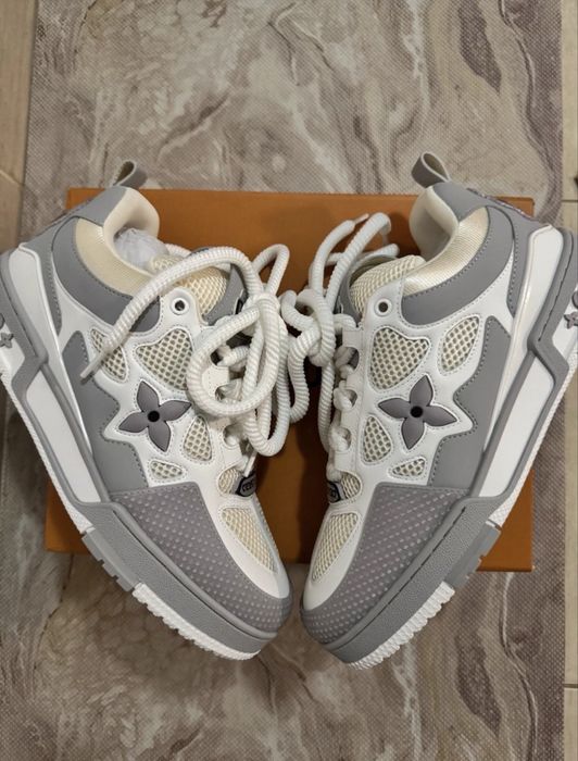 Sneakers Louis Vuitton Skate Grey White Beje