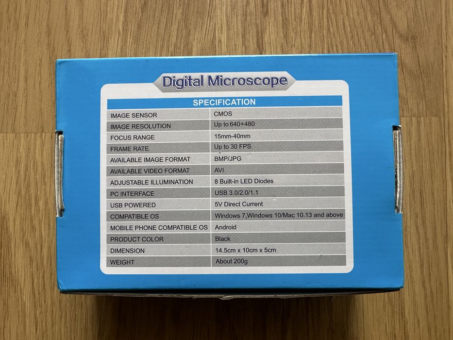 Vand microscop digital pentru electronice