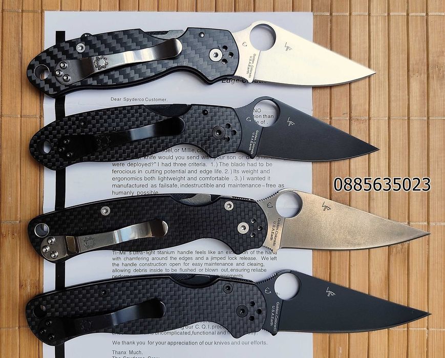 Spyderco Paramilitary 2 CARBON / Paramilitary 2 CARBON
