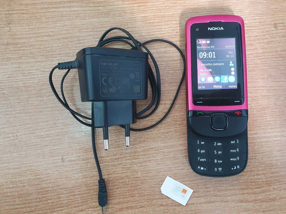 telefon Nokia C2-05 perfect functional taste butoane sanie sina