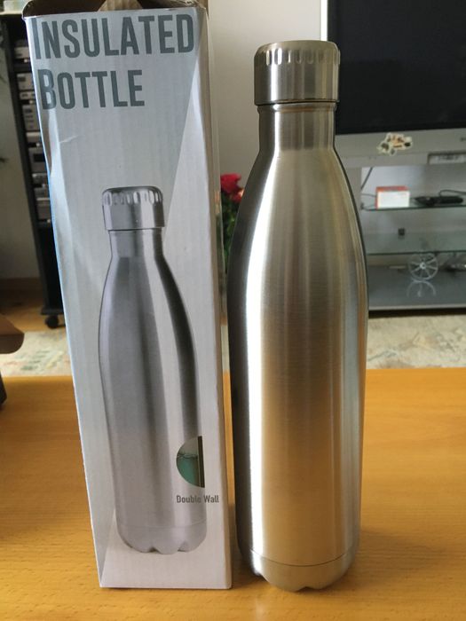 Cana de termos argintie