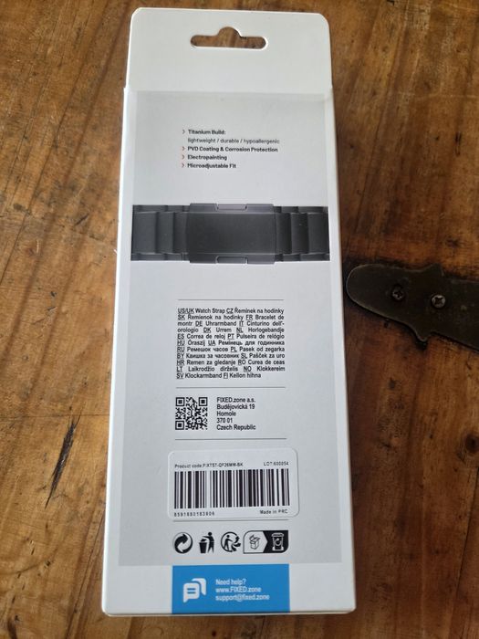 Curea FIXED Titanium Strap pentru Garmin QuickFit 26 mm – Nouă, sigilată
