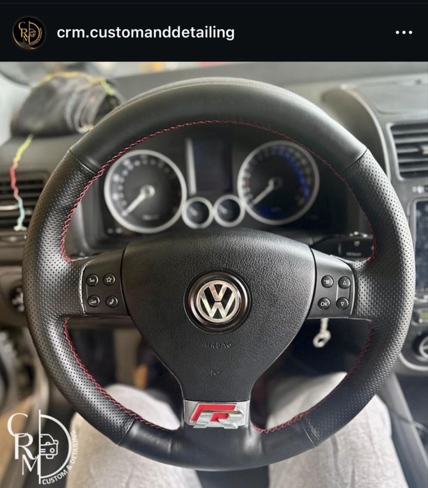 Husa volan VW Golf 7 Mk7 Touran Up New Polo Jetta Passat B8, Golf