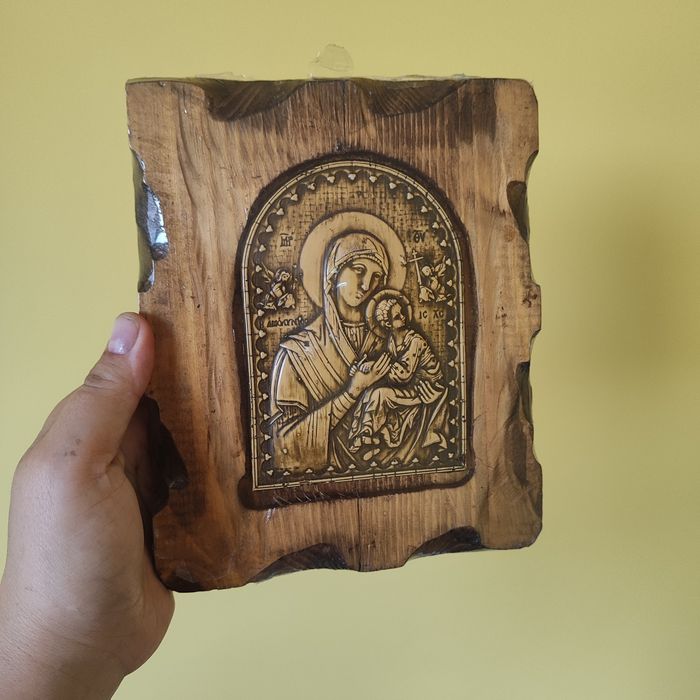 Икона Св. Георги Св. Николай Св. Богородица