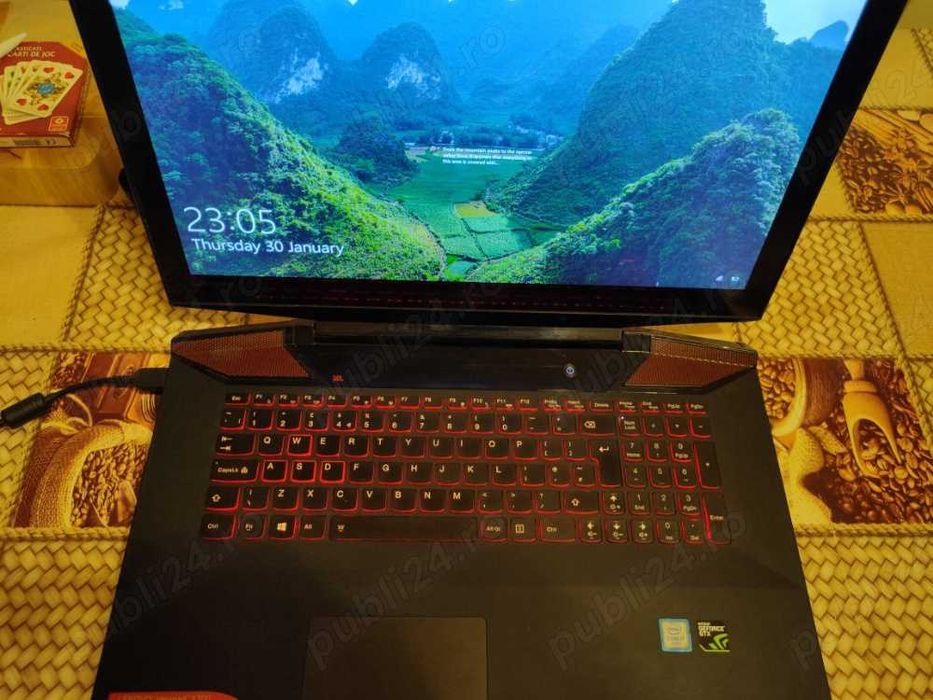 Vand Laptop Gaming Lenovo ideaPad Y700-17ISK 17.3 inch cu Windows 10 Professional