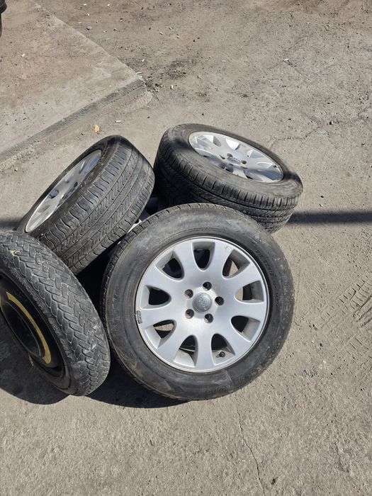 Диски шины р16 + таблетка запаска на ауди