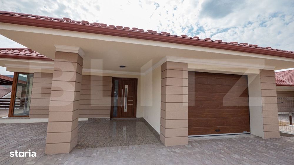 Casa premium D+P, 194.71 mp, teren 555 mp, garaj si terasa incalzita