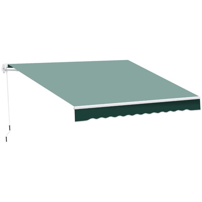 Copertină Verticală Rulantă 2.5x2 m,din Poliester, pentru Balcon sau Terasă, Verde , x3 buc