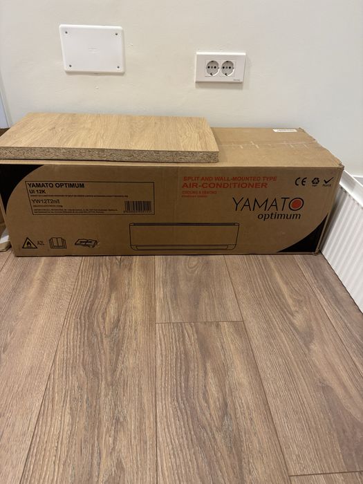 Aparat de aer conditionat Yamato Optimum YW12T2n, 12000 BTU, Clasa A++/A+, Wi-Fi, Inverter, Golden Fin, Kit instalare inclus