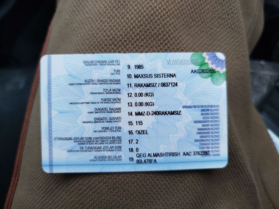 GAZ 53 sotiladi yilli 85