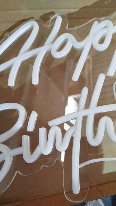 Panou LED Neon Ulalaza, Decor Perete, cu USB, zgârieturi fine