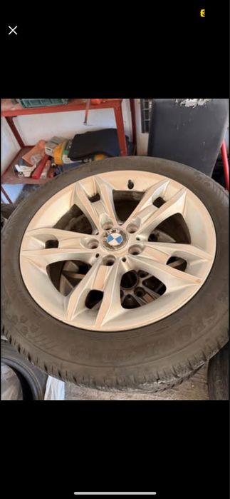 Jante Bmw X1 si Anvelope 225/50/17 iarna stare foarte buna bonus jante