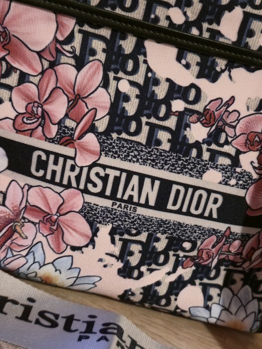Dior прекрасна флорална дамска чанта
