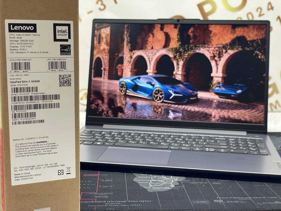 Noutbuk LENOVO IDEAPAD SLIM3 15.6 / Arzon noutbuk lar bor yana kanalda