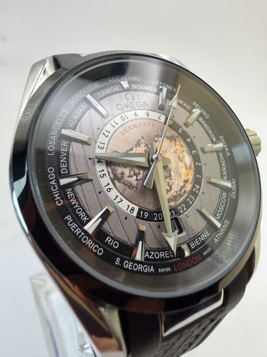 Ceas Omega Seamaster Agua Terra Worldtimer 43mm, Nou