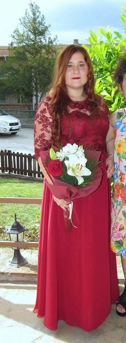 Бална рокля шита по поръчка 2018 година