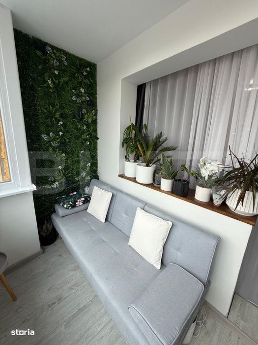 Apartament 2 camere, decomandat, cu balcon, mobilat si utilat, aer con