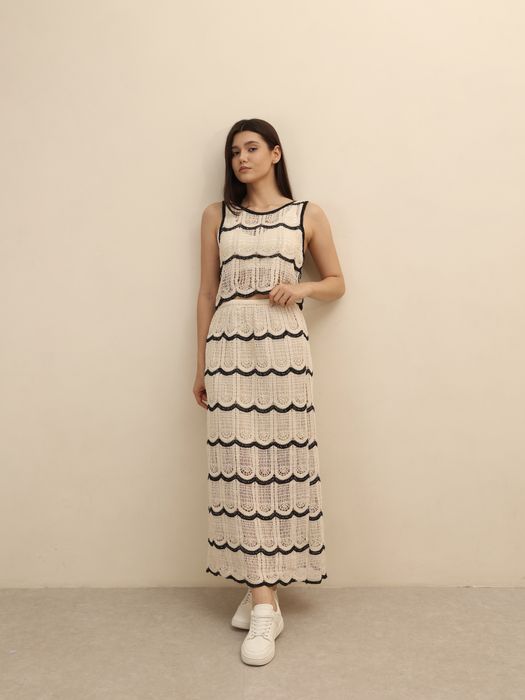 Вязанный костюм  just