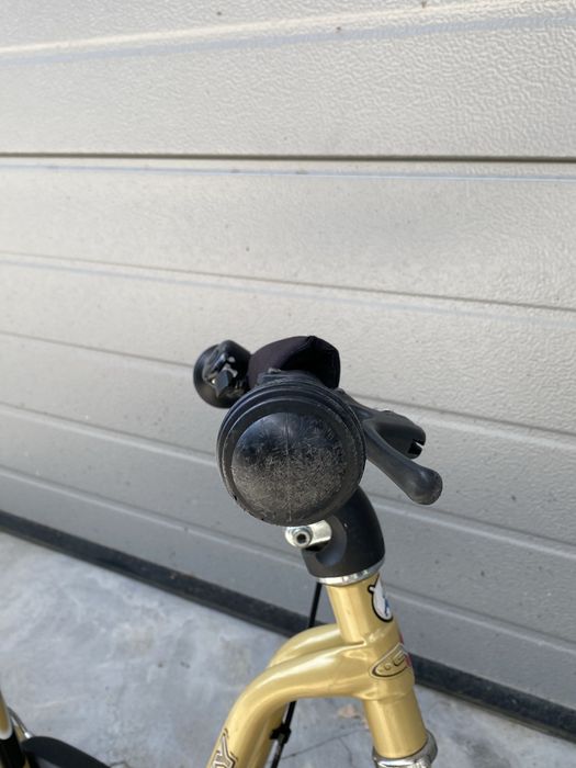 Баланс колело PUKY LR XL BR – златисто, със спирачка и надуваеми гуми