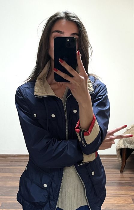 Geacă/parka anti-ploaie, Tommy Hilfiger, albastru