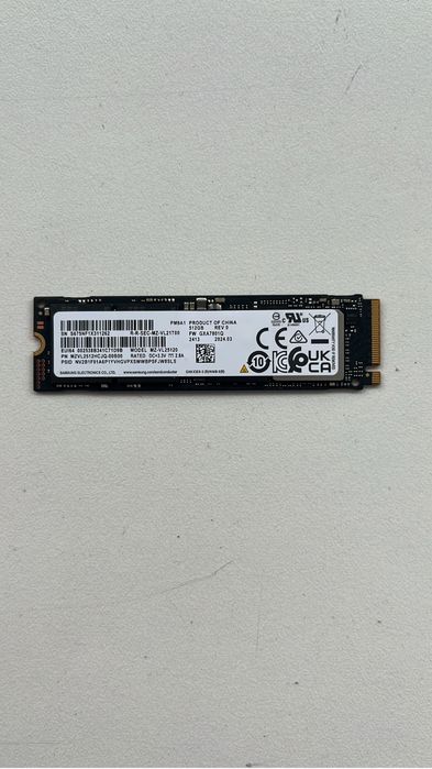 Новый SSD Samsung 512 Gb