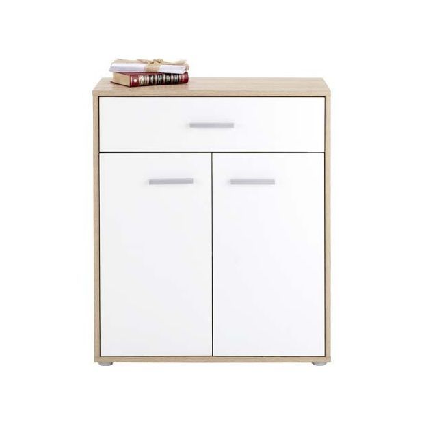 Красив комод с 2 вратички, рафт и чекмедже