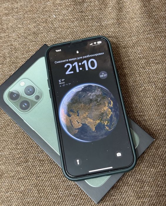 Продается Iphone 13 pro max green256GB 86%все идеальная состояние10/10