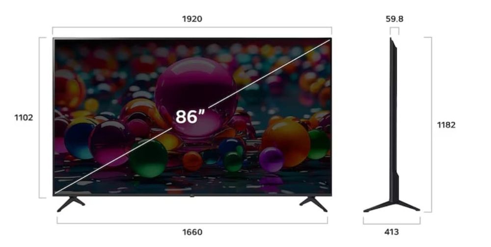Телевизор LG 86 UA 75009 LA