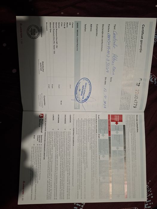 Vind centrală termica în condensare  ariston alteas one plus net 24