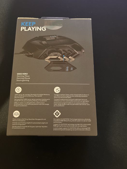 Геймърска мишка logitech G502- чисто нова неотваряна