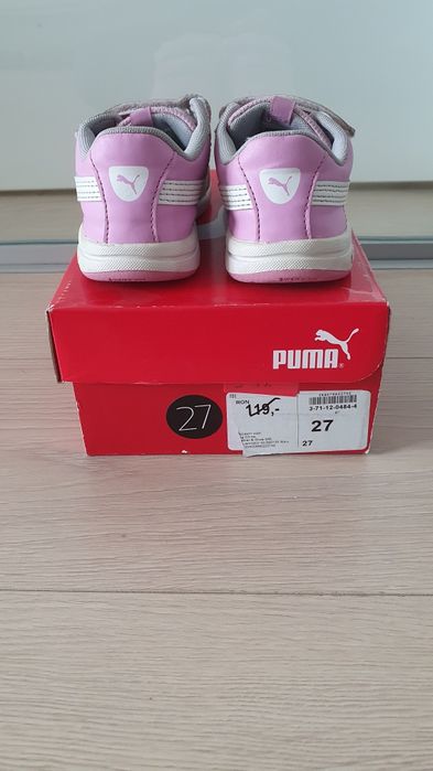 PUMA adidasi fete piele mar 27 violet arici stare excelenta Curier OLX