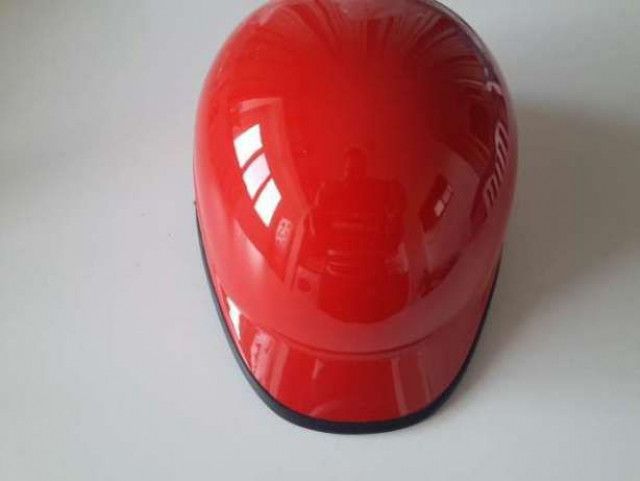 Каска канче за чопър скутер ретро рокер градска каска хитлерка мото