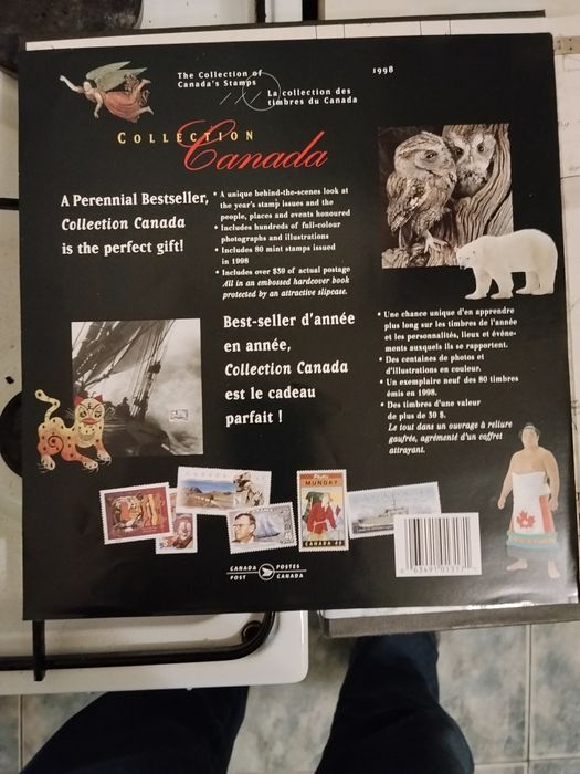 Albume timbre Colecția Canada 1995, 1997 și 1998