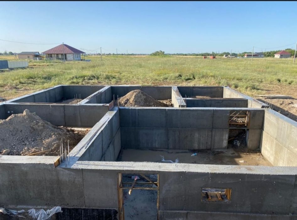 Фундамент бетон құямыз